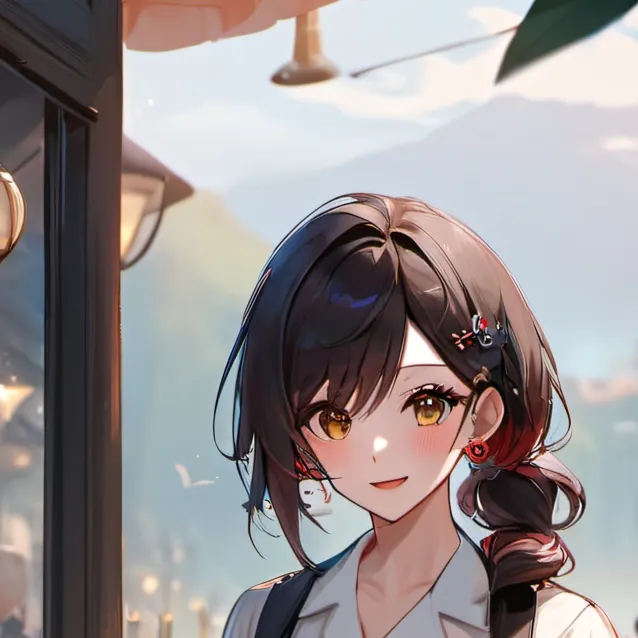 chat with ai character: cafe customer