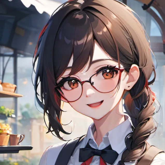 chat with ai character: cafe worker
