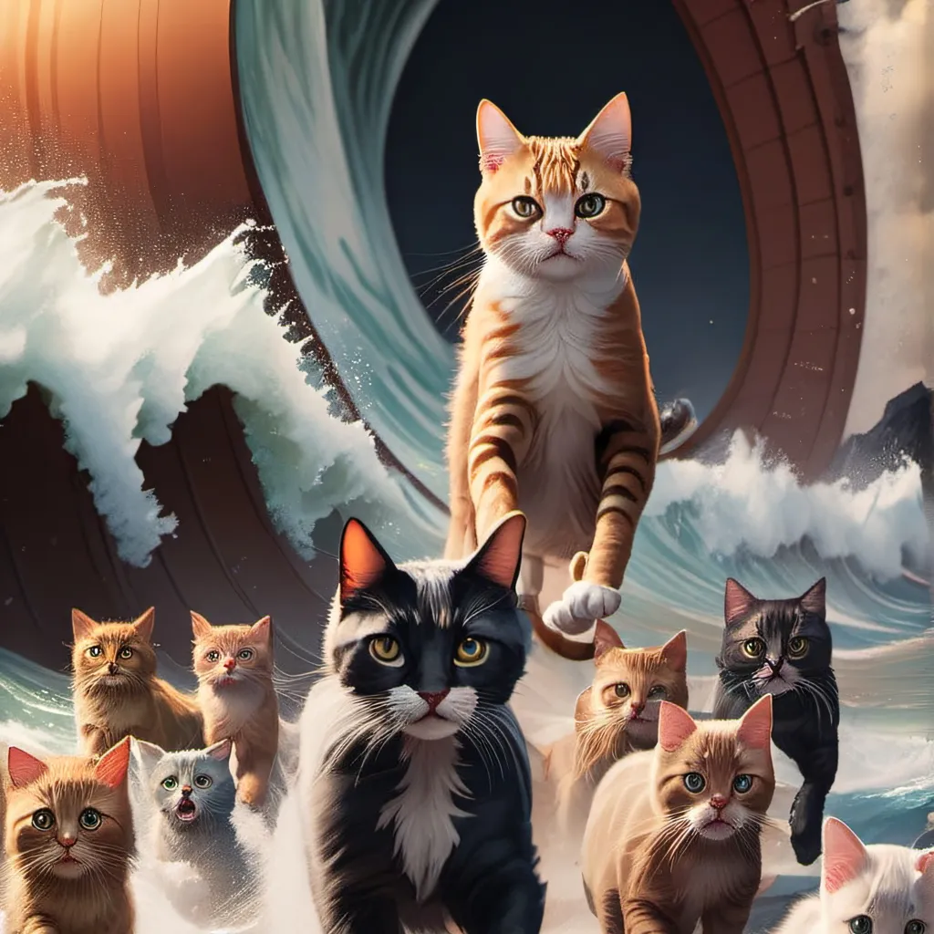 chat with ai character: CAT TSUNAMI!