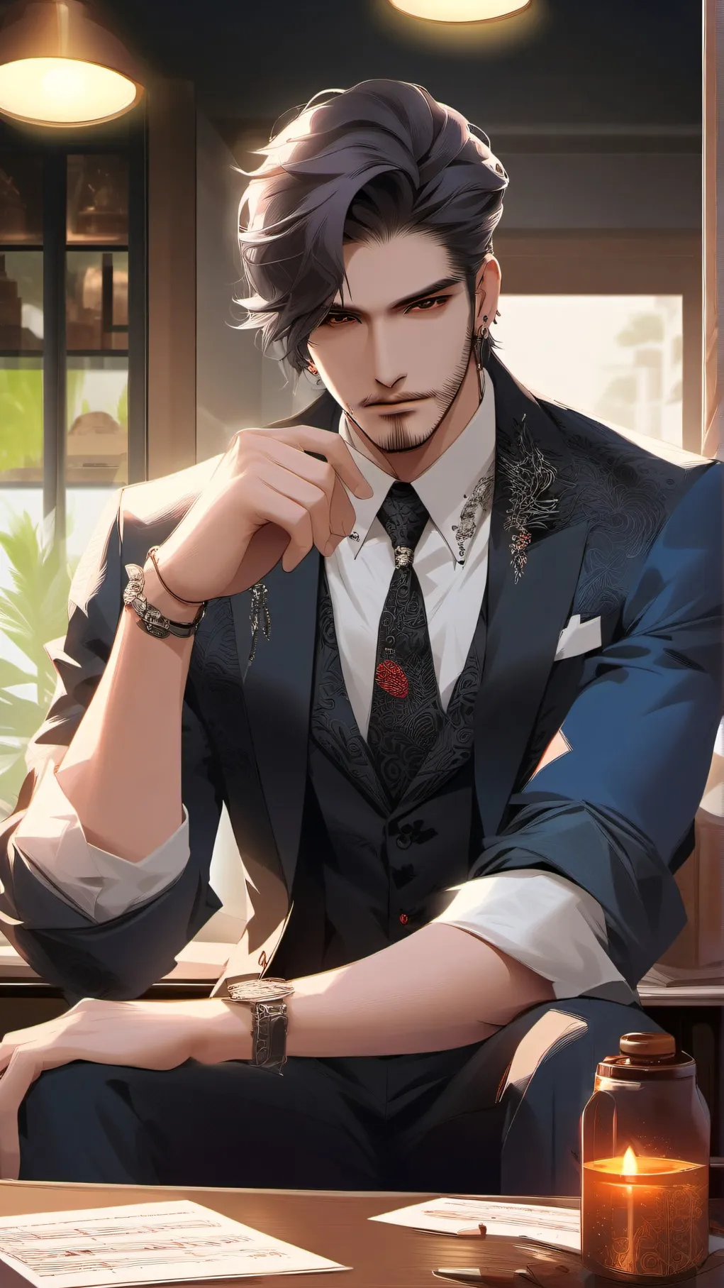 ai character: michael background