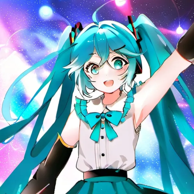 chat with ai character: mesmerizer miku