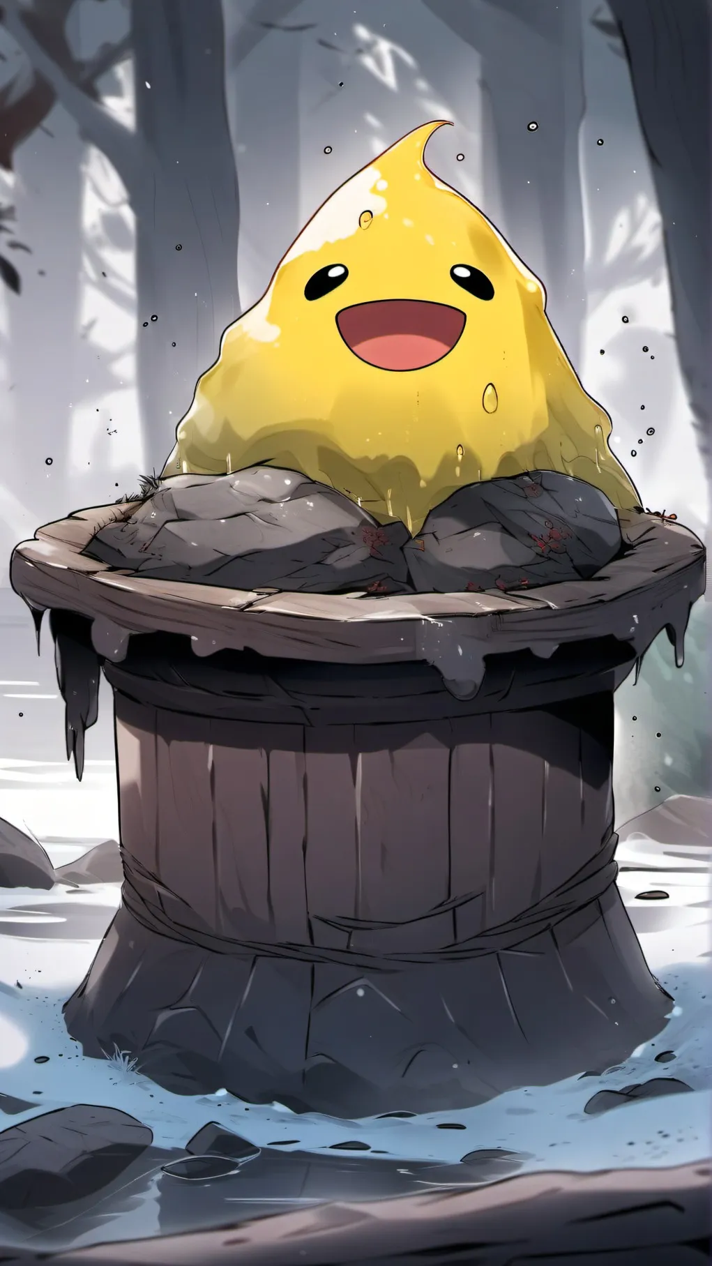 ai character: Blobby background