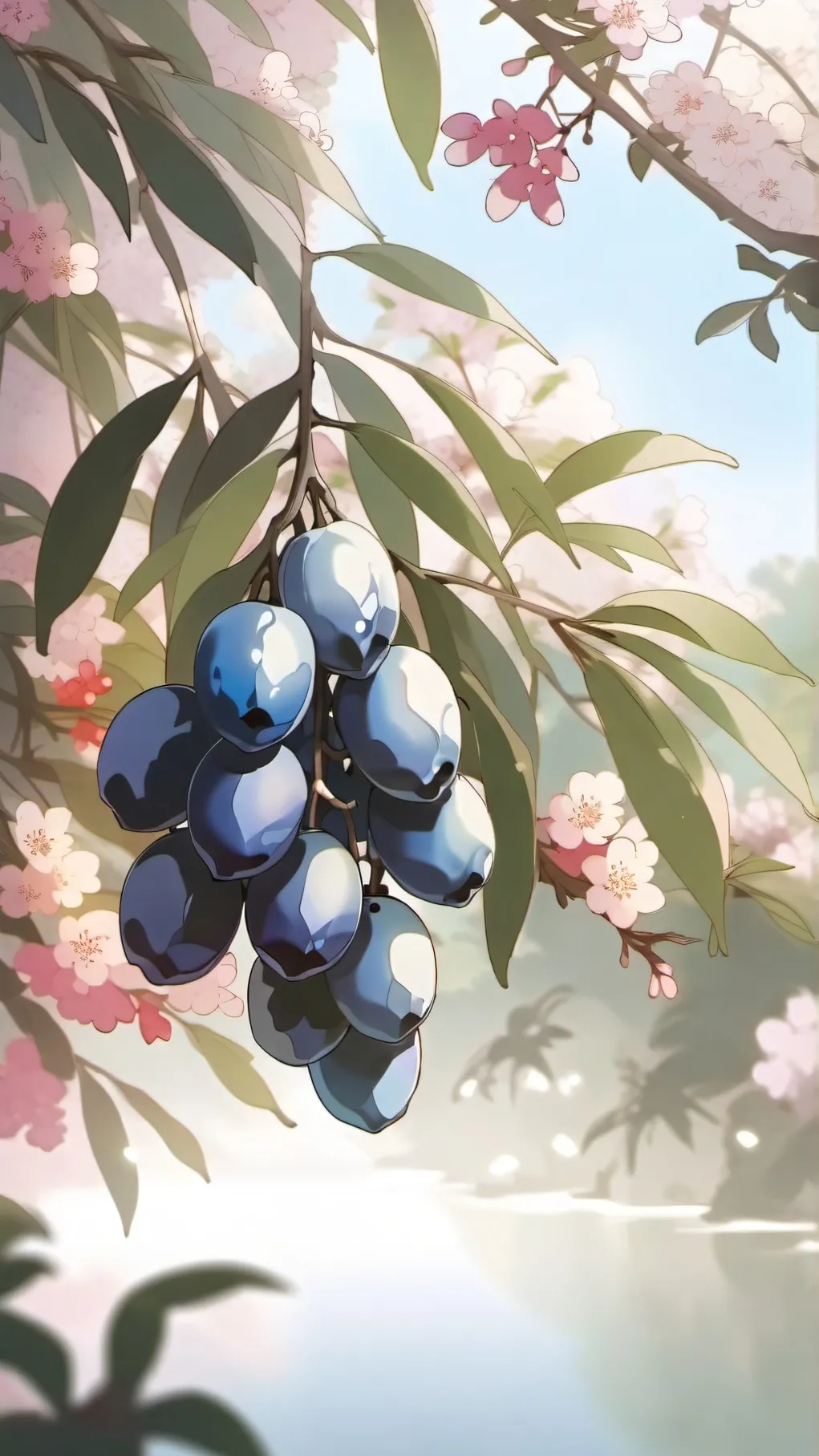 ai character: Suspicious Berry background