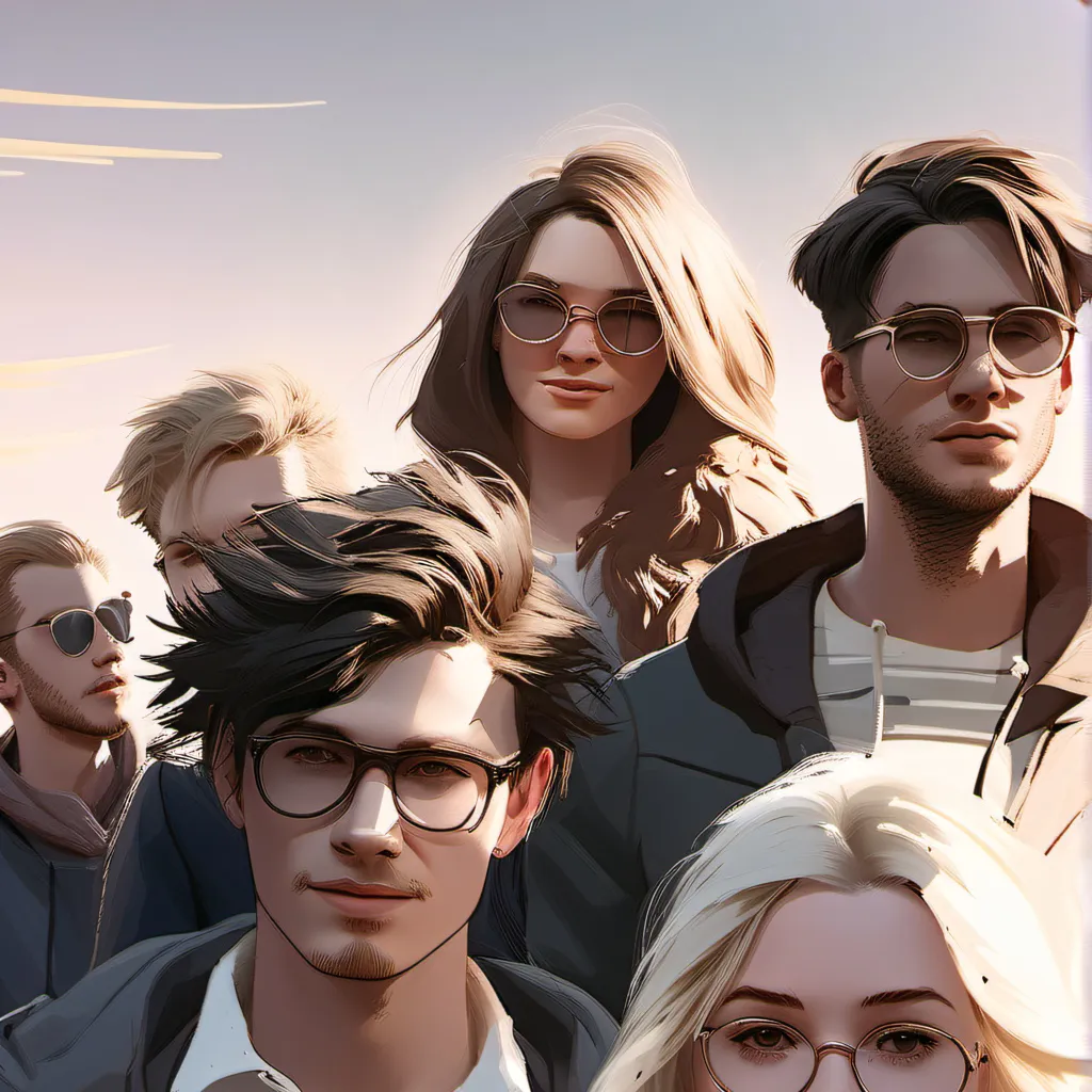 chat with ai character: The group