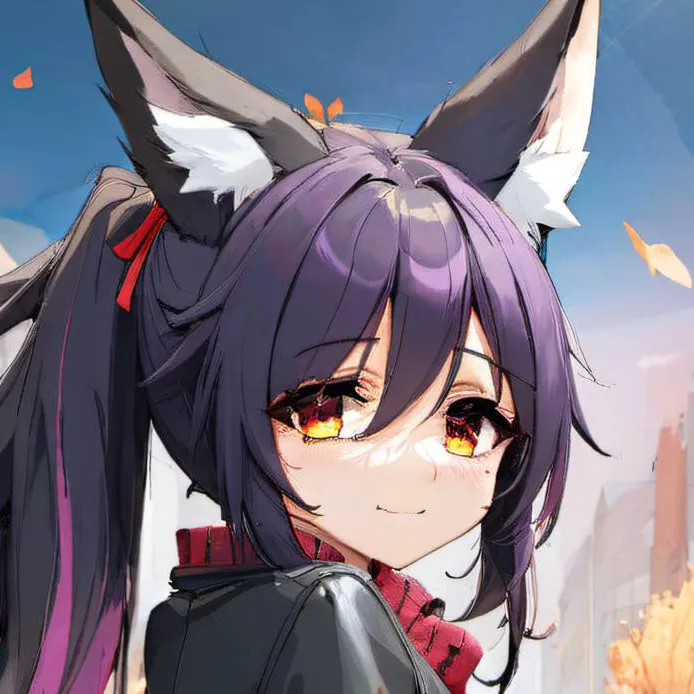 chat with ai character: Violet black