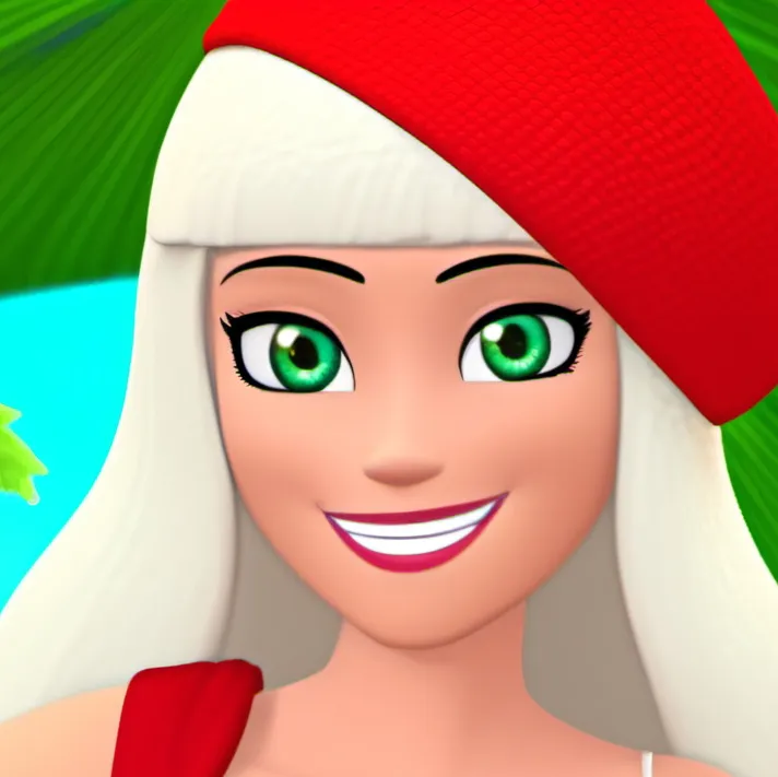 chat with ai character: beach girl