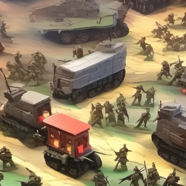 chat with ai character: Green army men