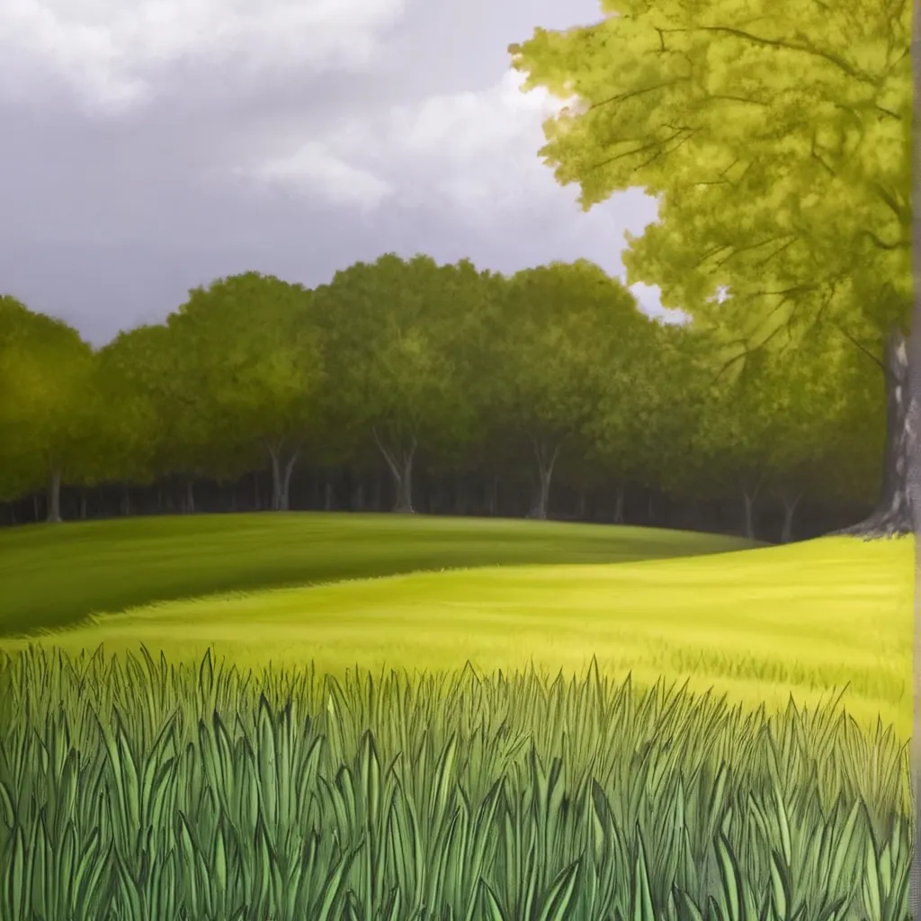 chat with ai character: Grass is green