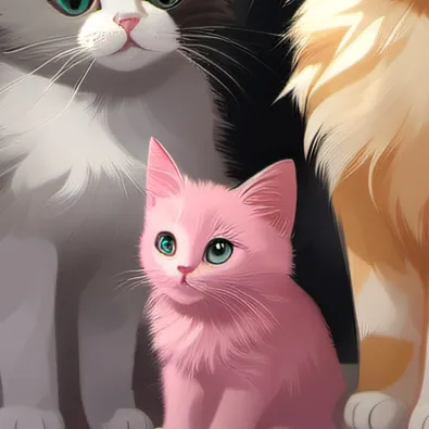 chat with ai character: cat family