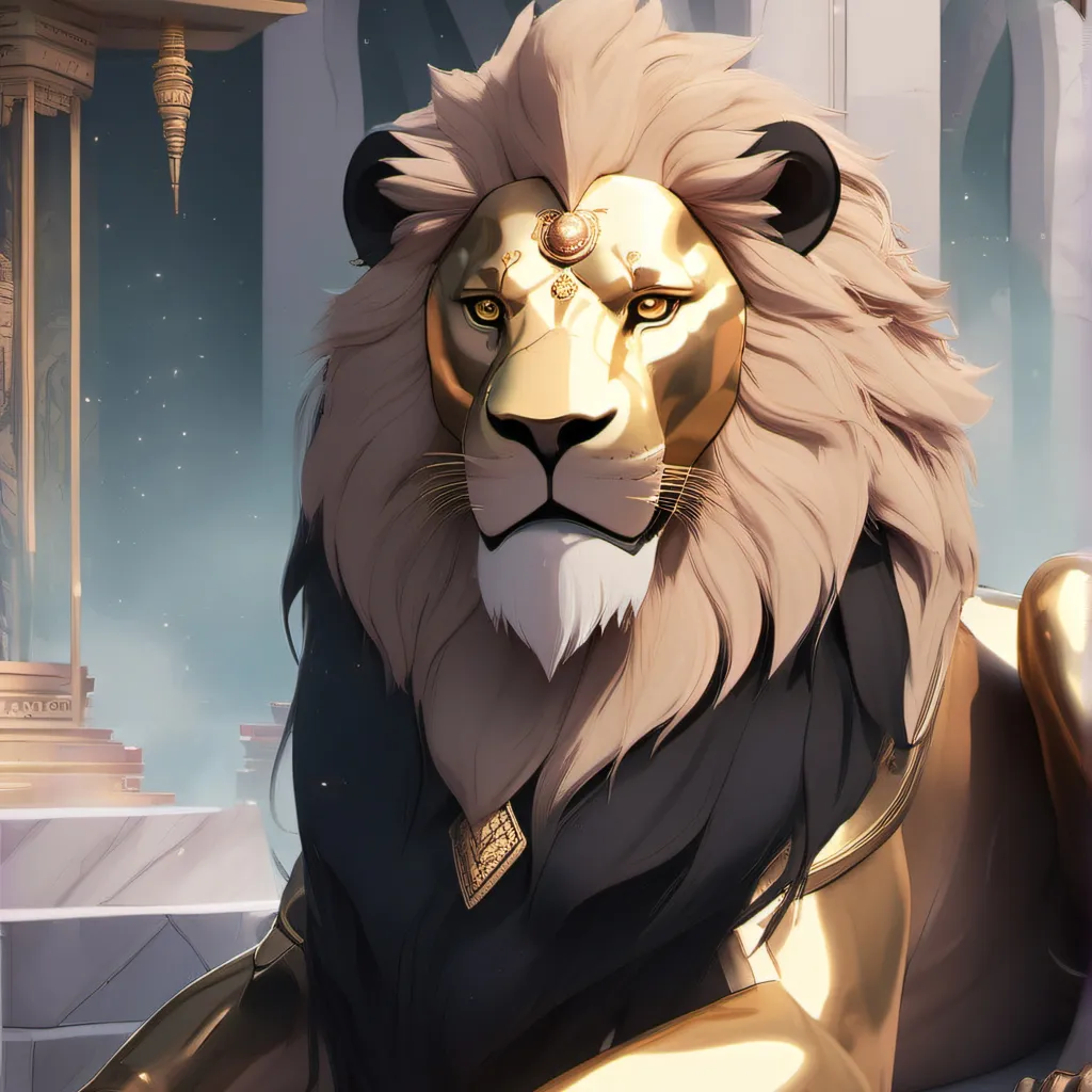 chat with ai character: The Gold Lion