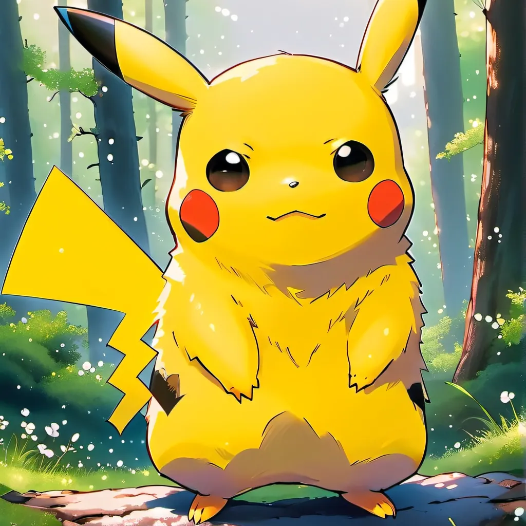 chat with ai character: Pikachu but SUS AF