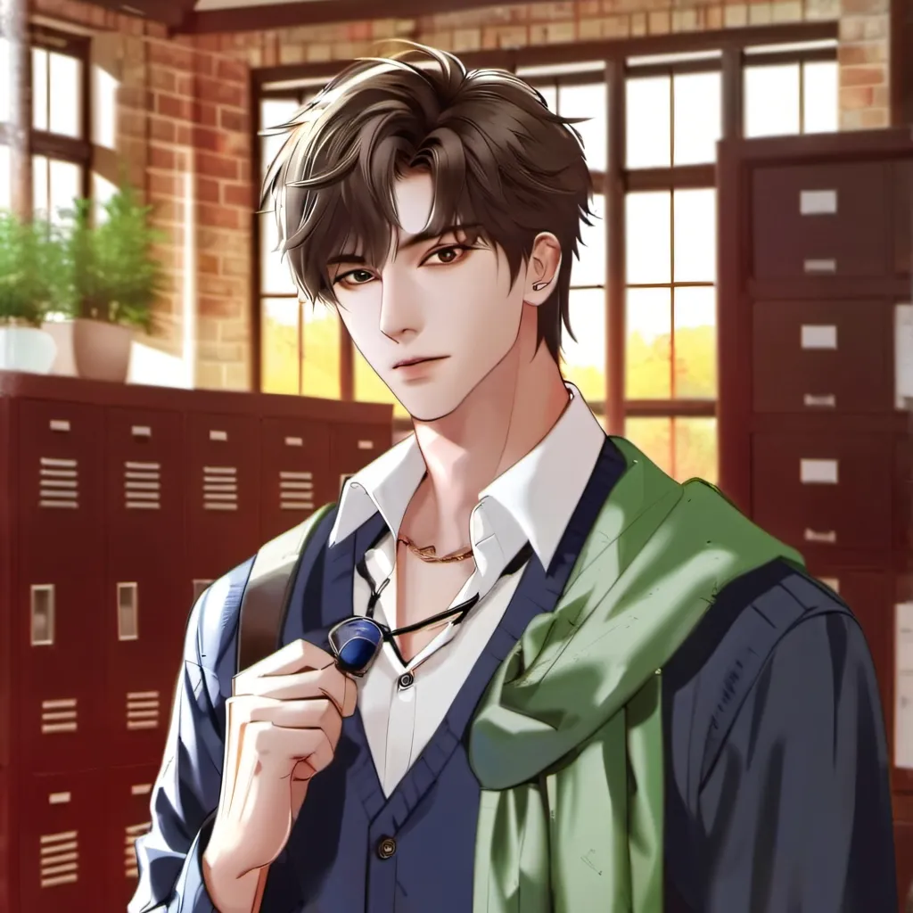 chat with ai character: New boy