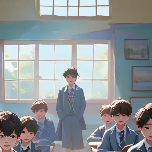 chat with ai character: all boys school 