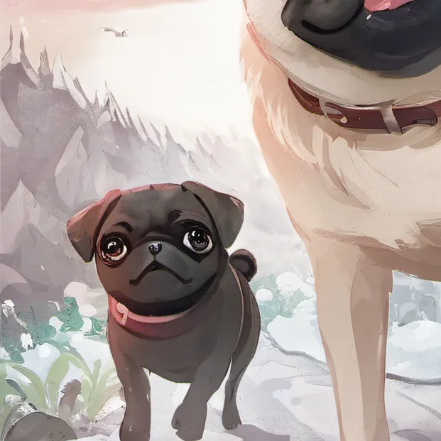 chat with ai character: Pug