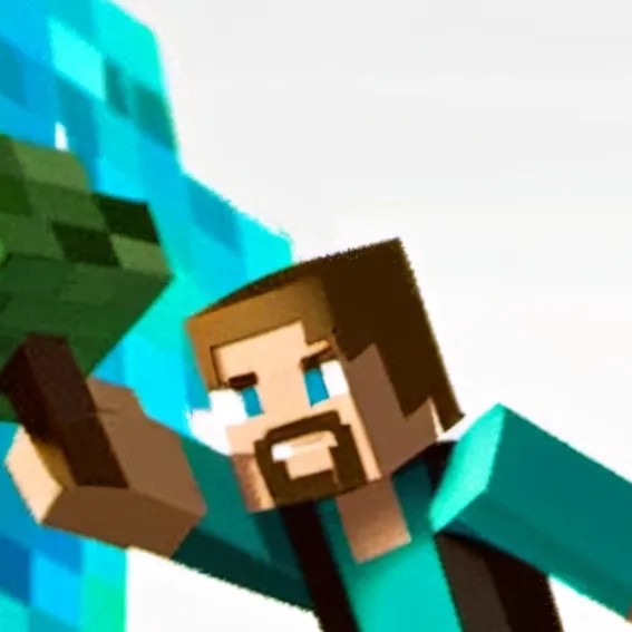chat with ai character: Minecraft steve