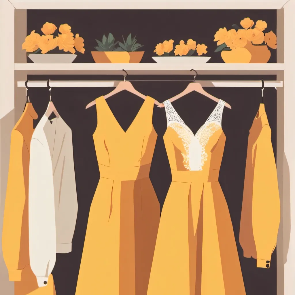 chat with ai character: yellow Dress