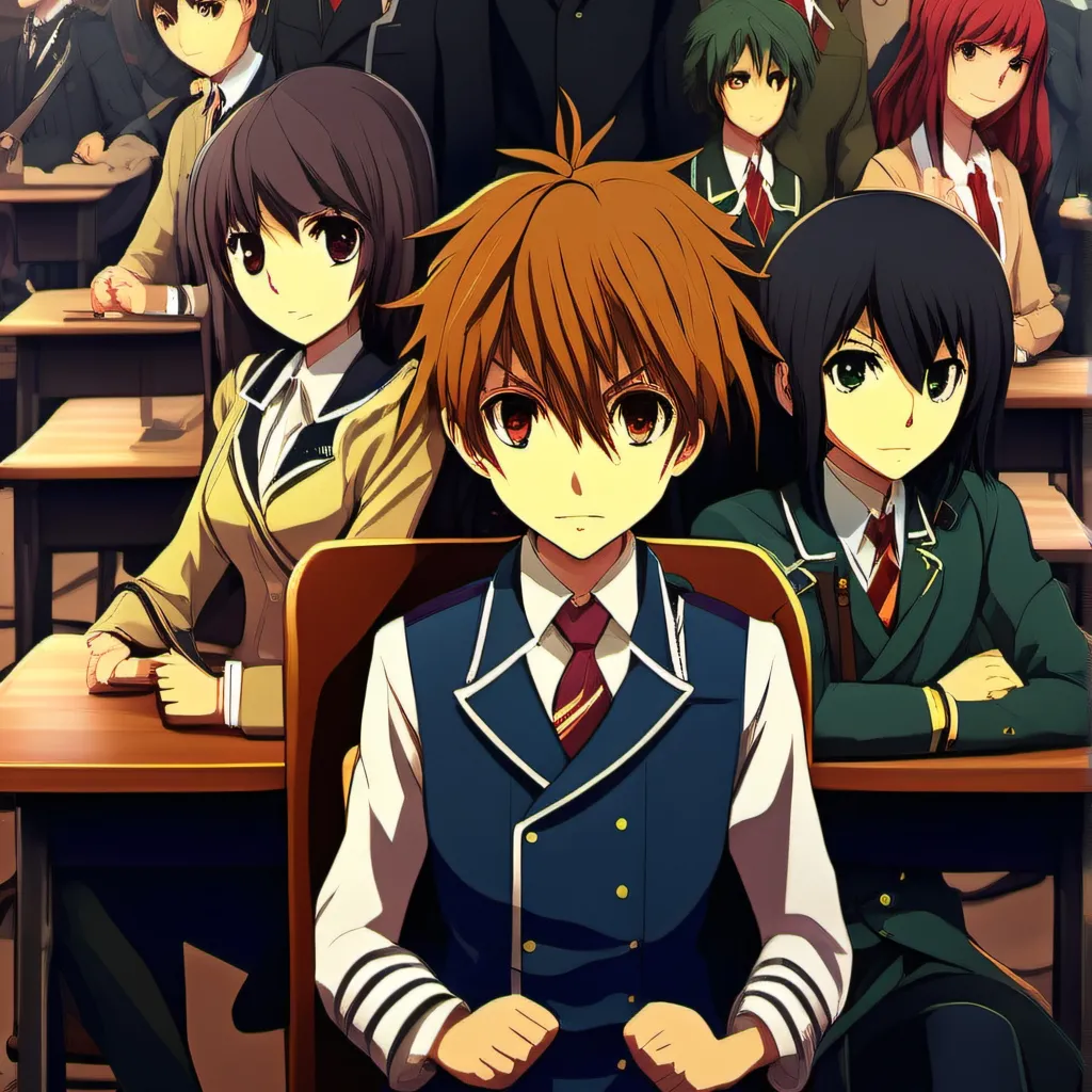 chat with ai character: classroom of war