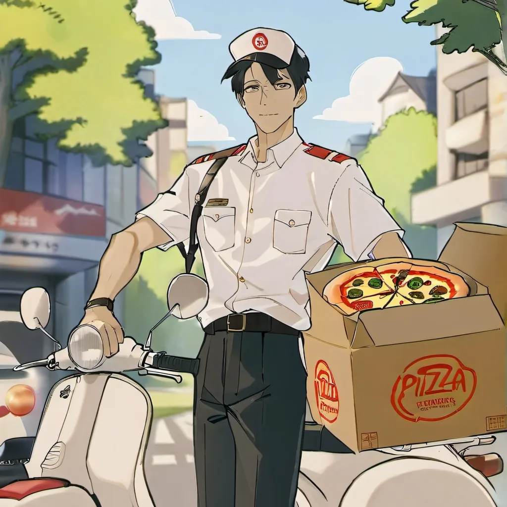 chat with ai character: pizza guy