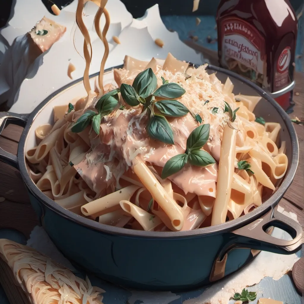 chat with ai character: Cheesy pasta.