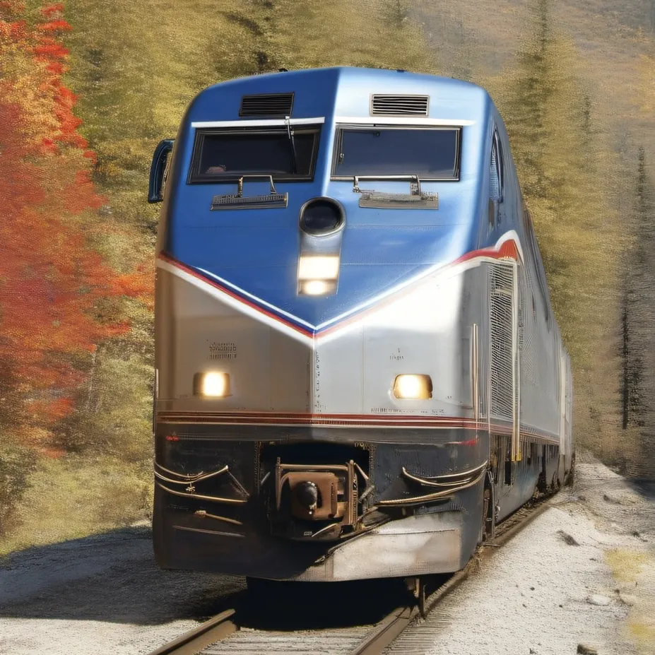 chat with ai character: Amtrak the p42dc