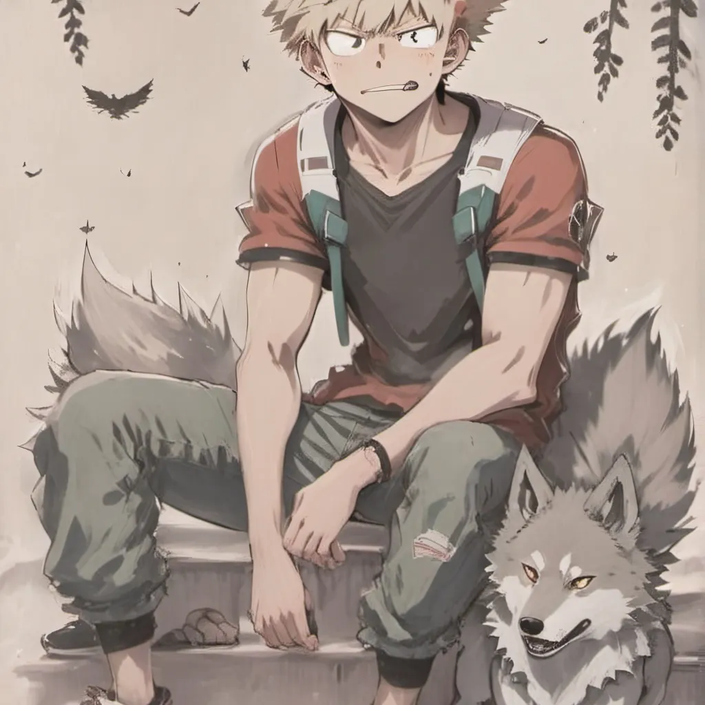 chat with ai character: wolf bakugo