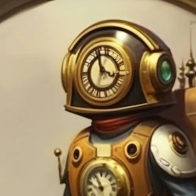 chat with ai character: Tighten clock man