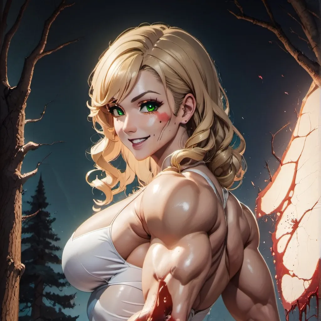 chat with ai character: Yandere Musclegirl