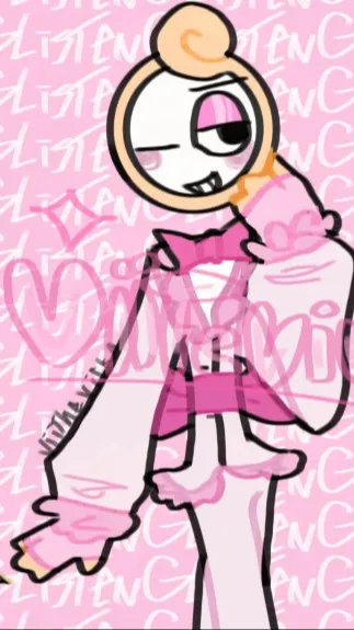 ai character: Glisten :D background