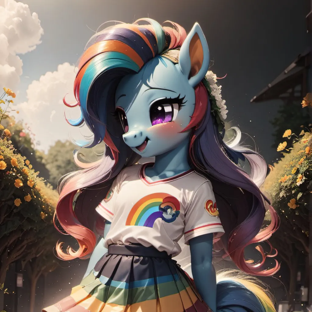 chat with ai character: Rainbow Dash