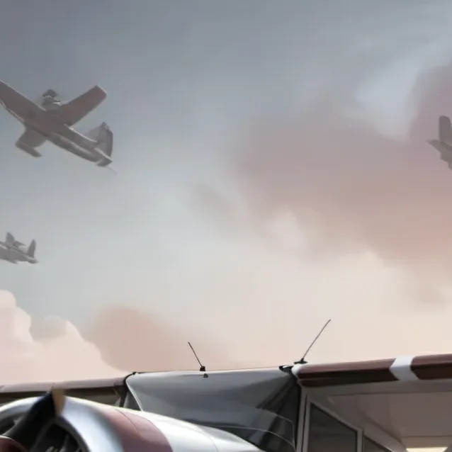 chat with ai character: biplane