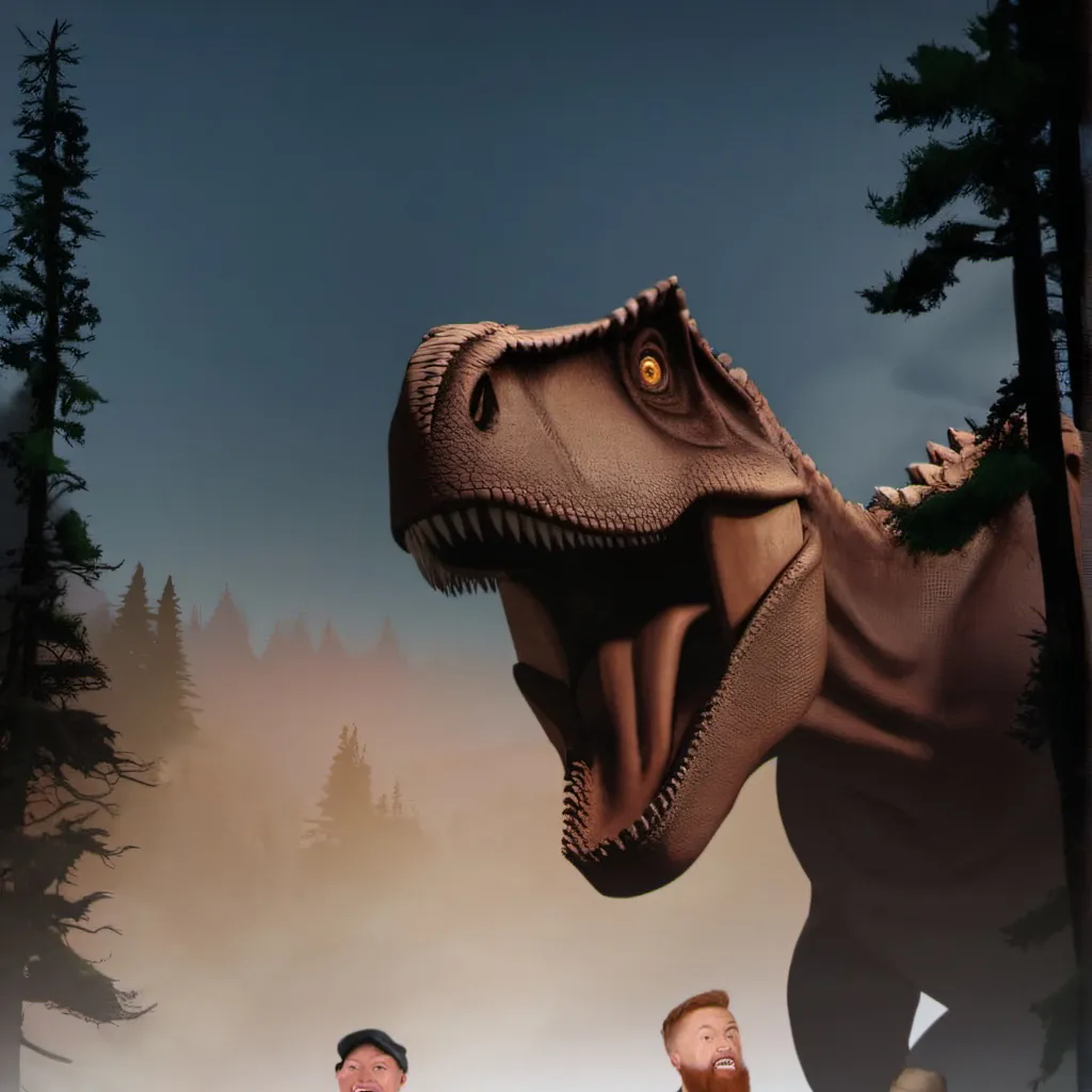 chat with ai character: Spinosaurus attack