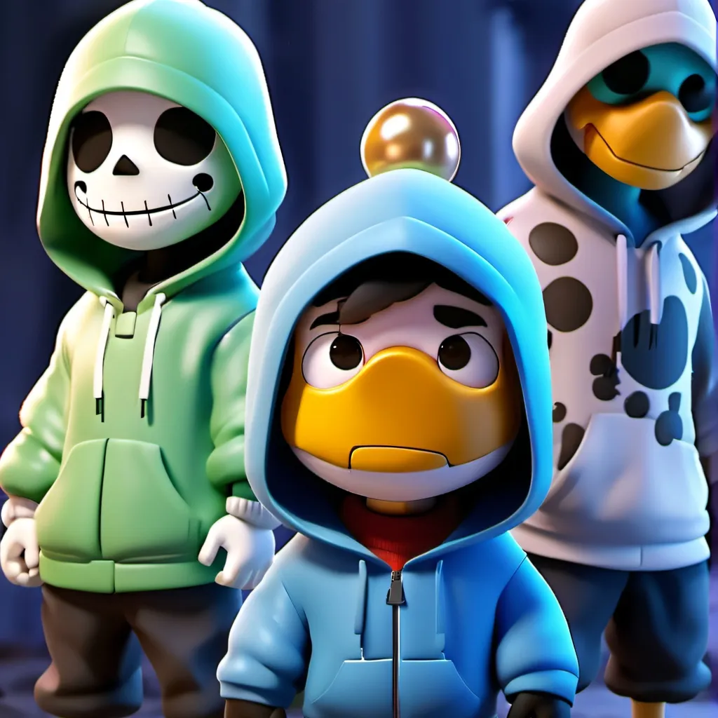 chat with ai character: my bad time trio