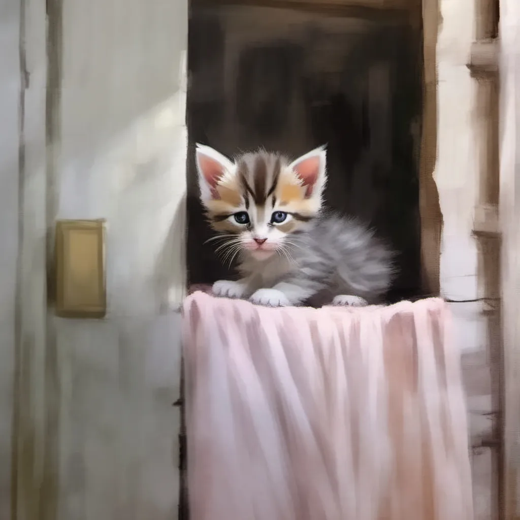 chat with ai character: Newborn kitten