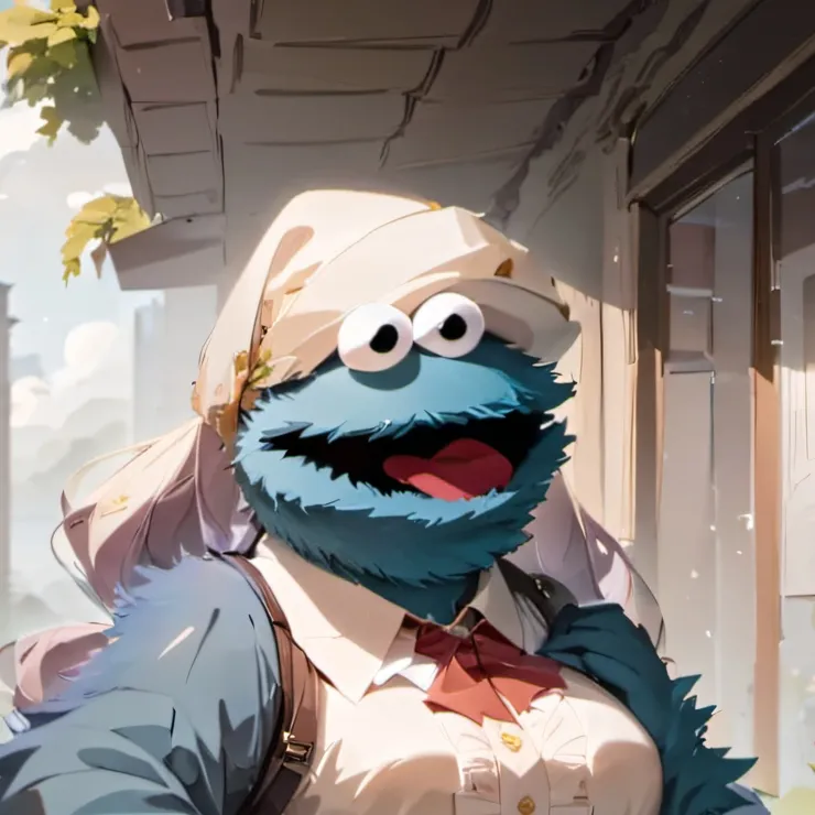 chat with ai character: Mrs Cookie Monster