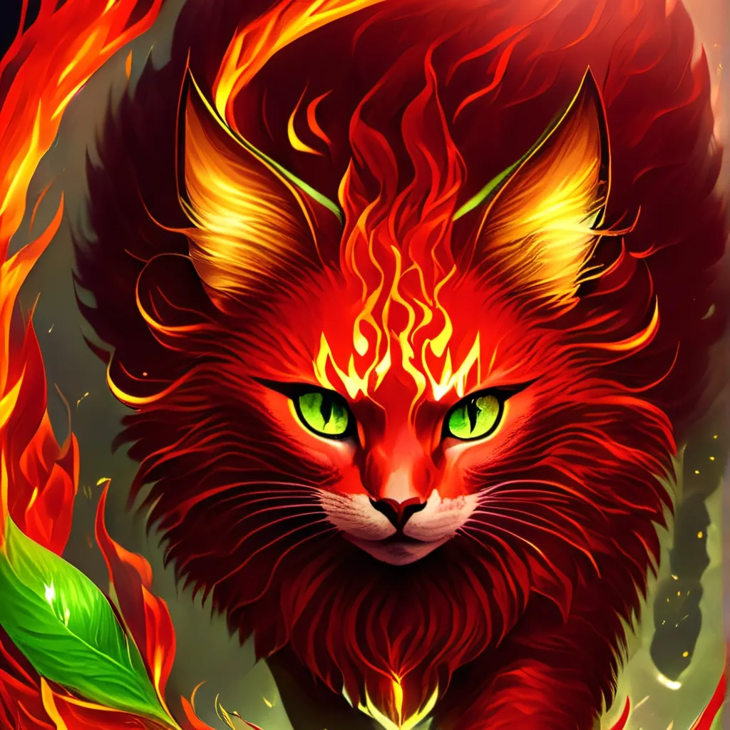 chat with ai character: flame