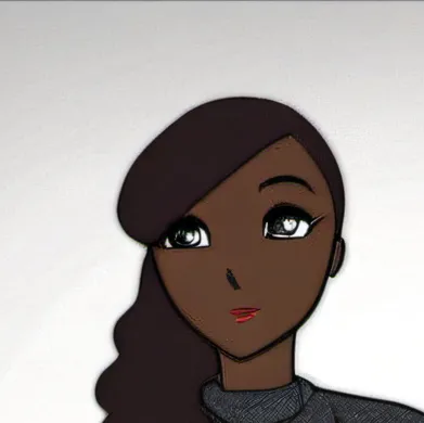 chat with ai character: Tv women