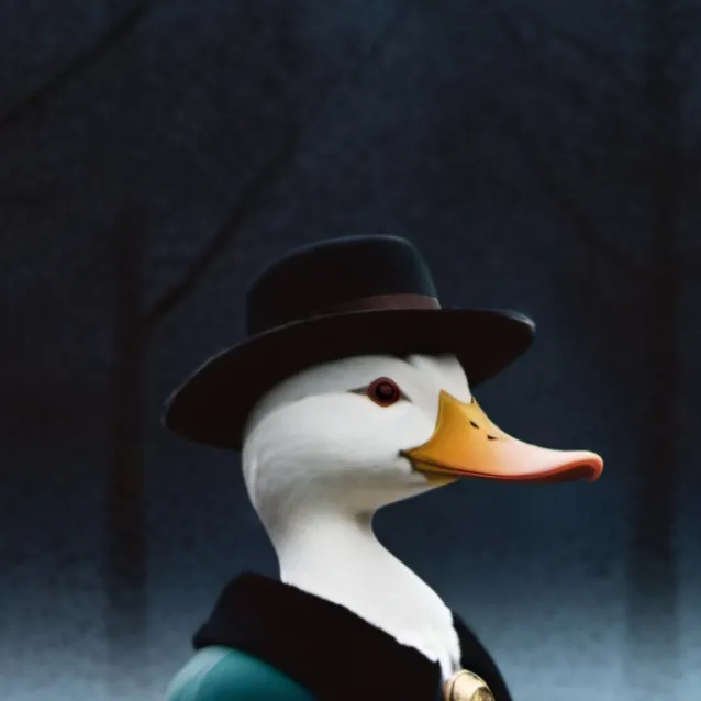 chat with ai character: duck