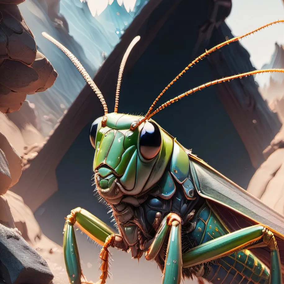 chat with ai character: Grasshopper 😱