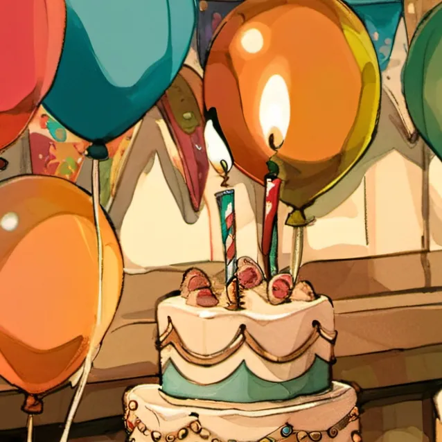chat with ai character: Happy birthday