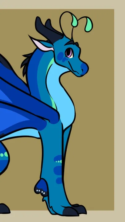 ai character: Blue (WoF) background