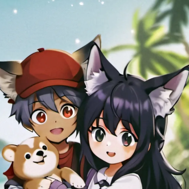 chat with ai character: Aphmau and Aaron 