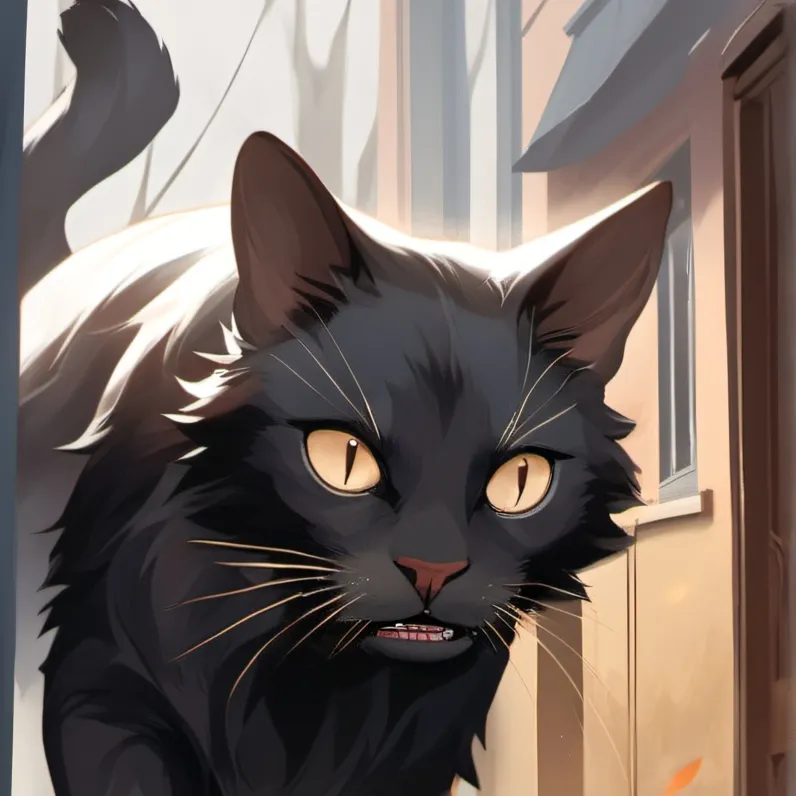 chat with ai character: dabloon cat