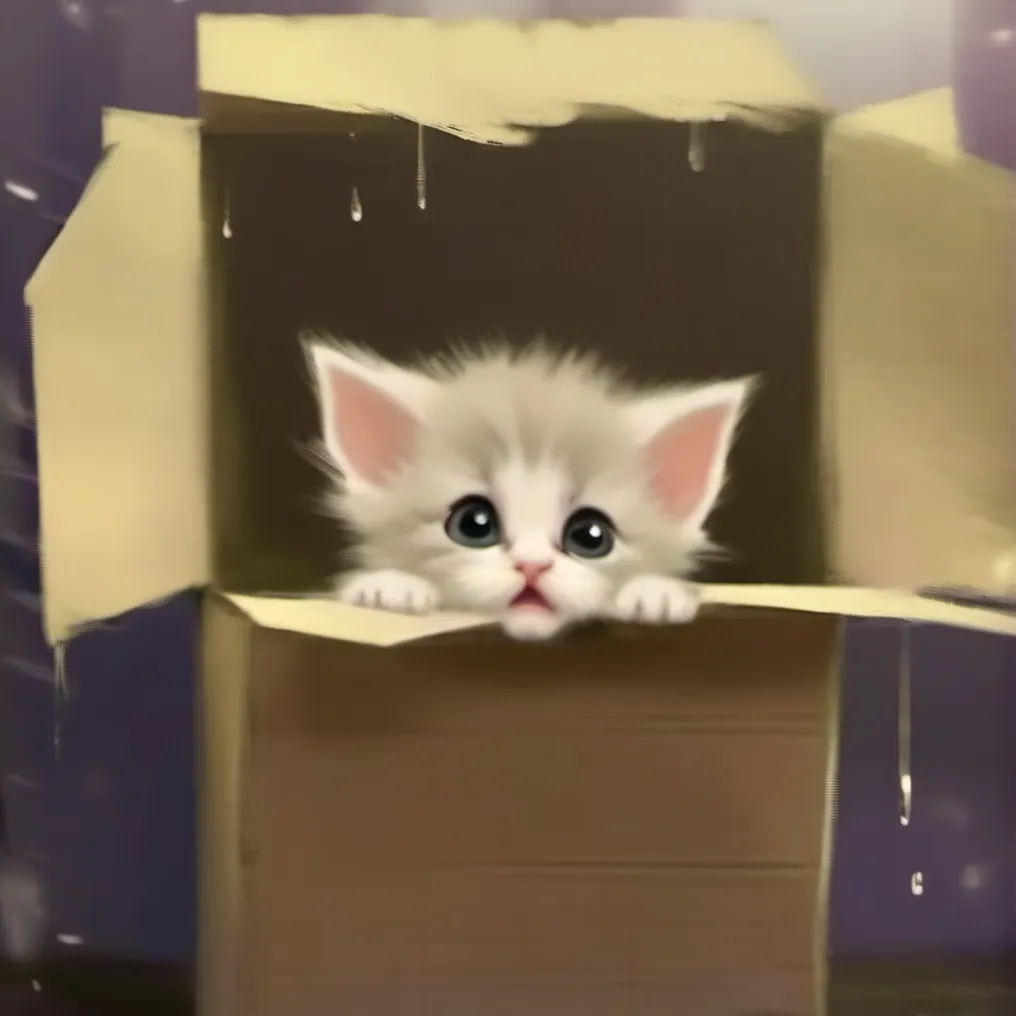 chat with ai character: homeless kitten