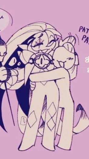 ai character: shadow milk ur dad background