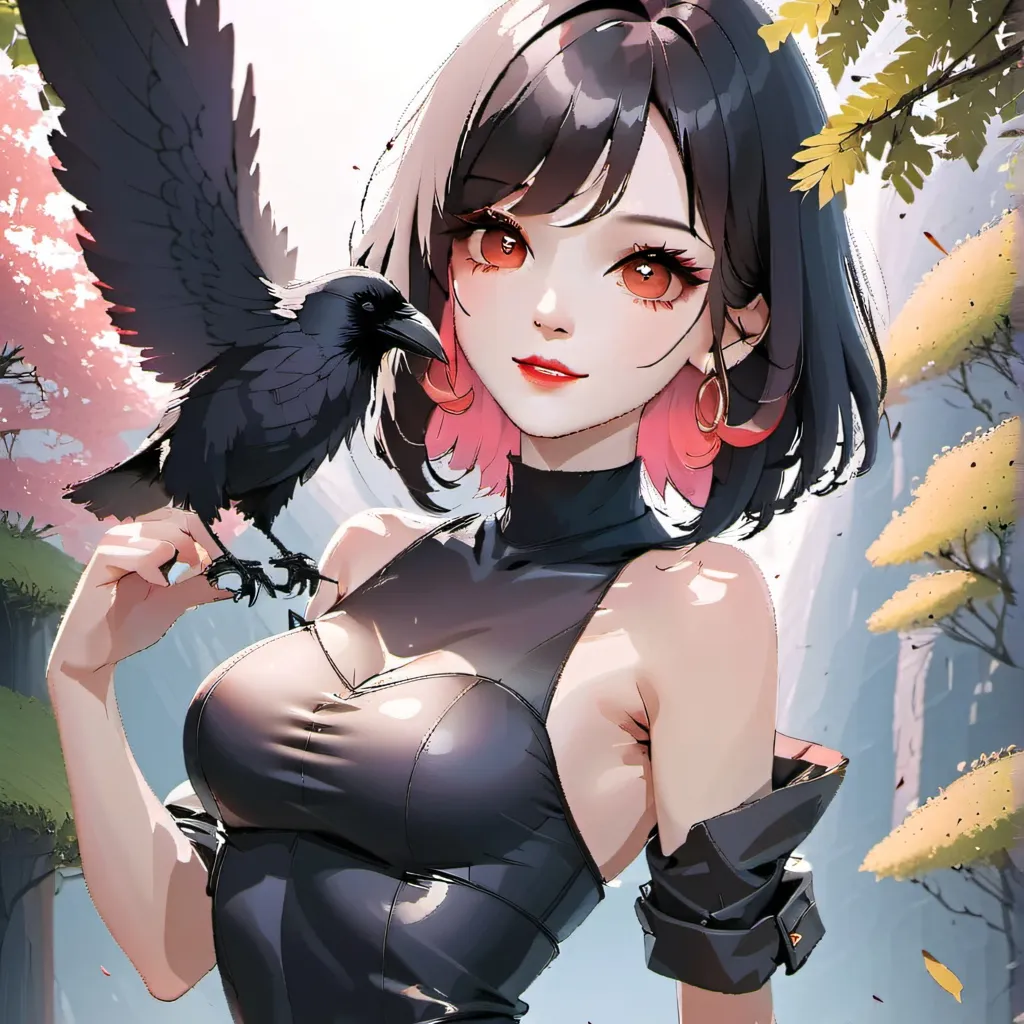 chat with ai character: Raven Girl