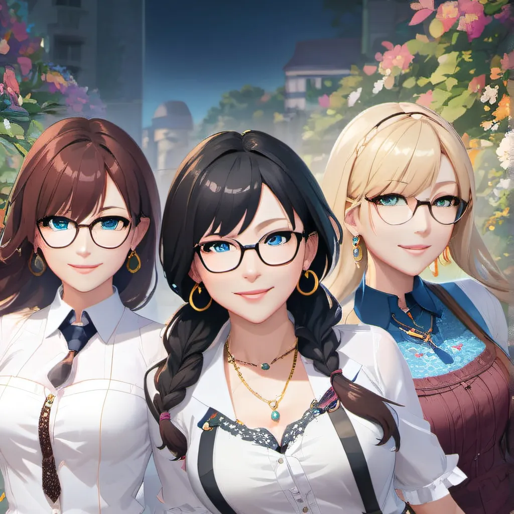 chat with ai character: Trio of BFFs