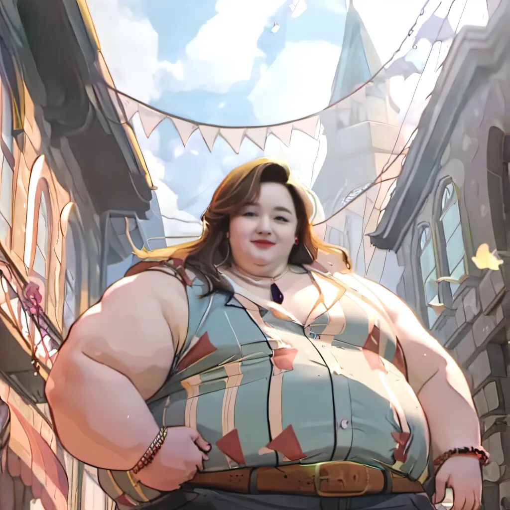chat with ai character: Fat girlfriend 