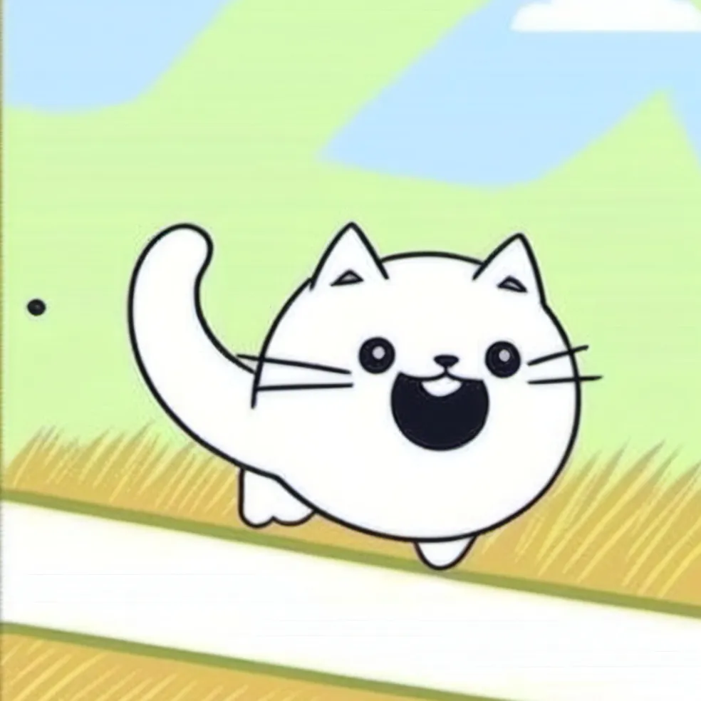 chat with ai character: normal cat