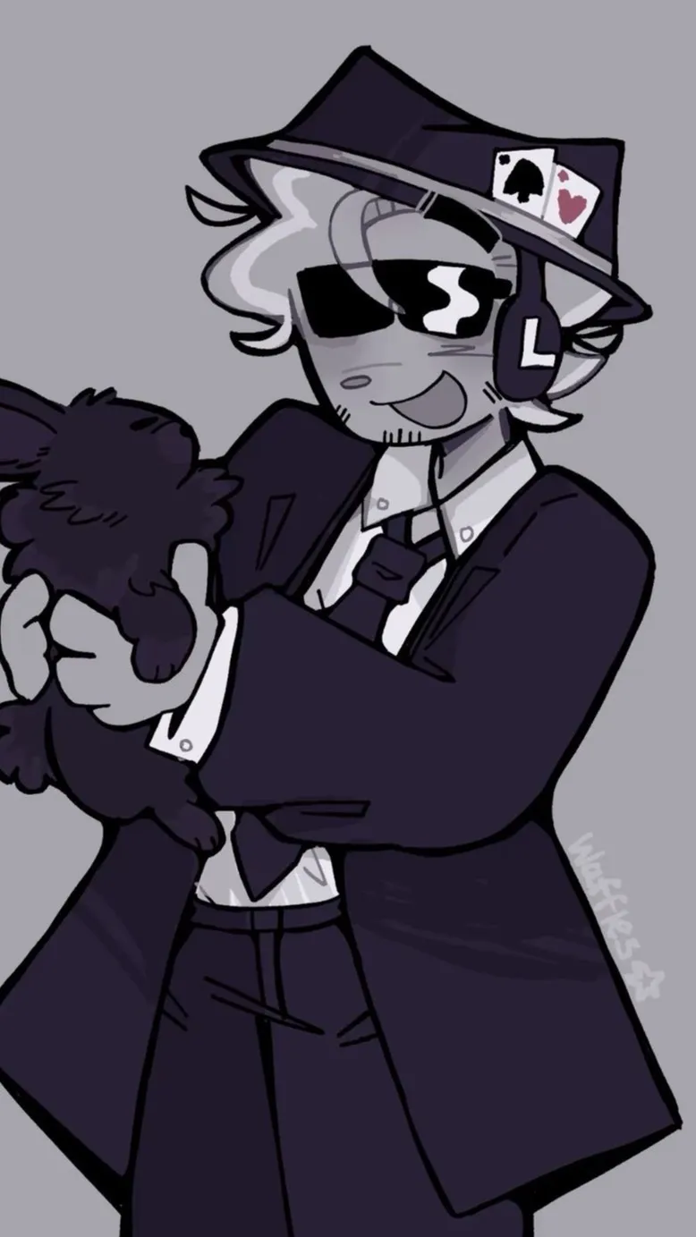 ai character: 🎵chance🔪 background