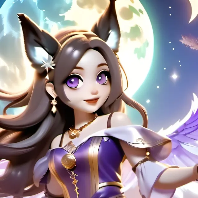 chat with ai character: Moon